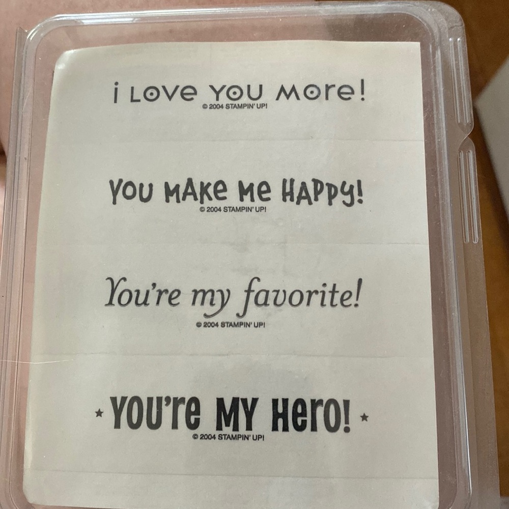 Stampin up! “Sassy Sayings 1” set